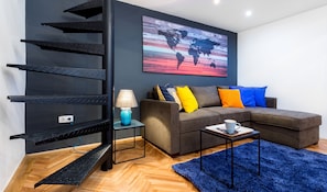 Apartment, 1 Bedroom | Living area - Oktober 6 6 Apartment (Budapest)