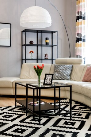 Apartamento, 1 habitación | Zona de estar