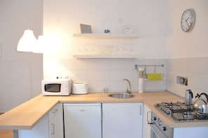 Apartment, 1 Bedroom | Private kitchen | Fridge - Rakoczi 17 Apartment (Budapest)