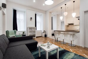 Apartment, 1 Bedroom | Living area - Rumbach 7 Apartment (Budapest)