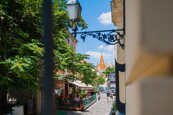 Exterior detail - Szentharomsag 4 Apartment (Budapest)