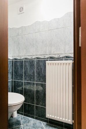 Apartment, 2 Bedrooms | Bathroom | Free toiletries, hair dryer, towels