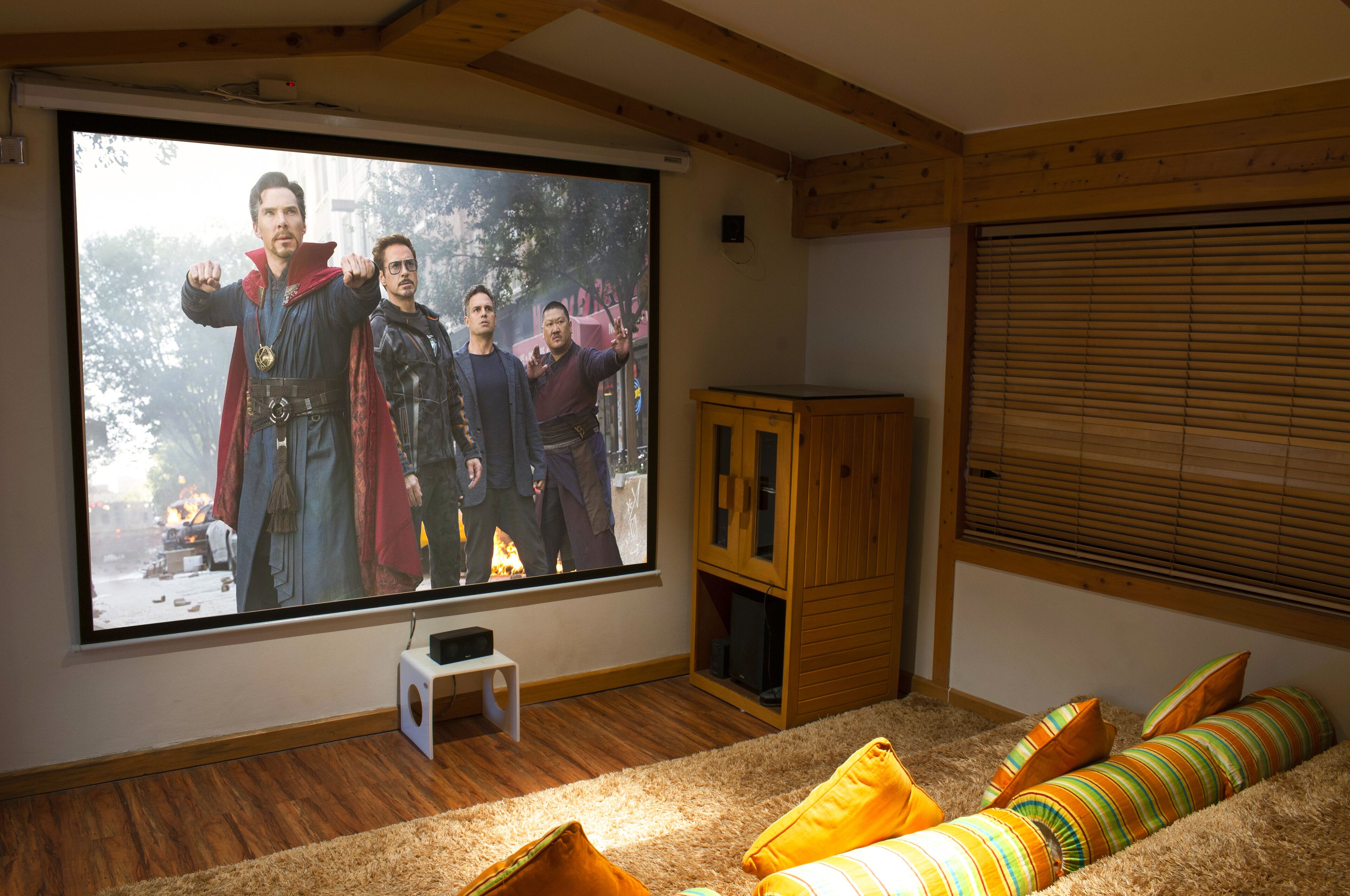 Deluxe-huvila | Oleskelualue | LCD-televisio