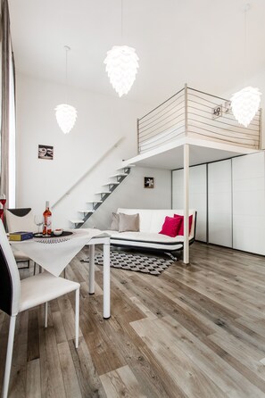 Studio | Living area - Wesselenyi 15 Apartment (Budapest)