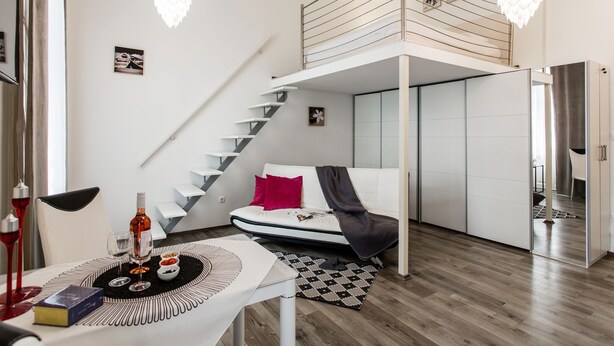 Studio | Living area - Wesselenyi 15 Apartment (Budapest)