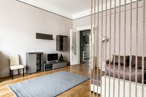 Huoneisto, 1 makuuhuone | Oleskelualue