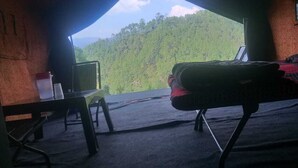 View from room - WILD ROOTS RIVER CAMP NAINITAL (Dhari)