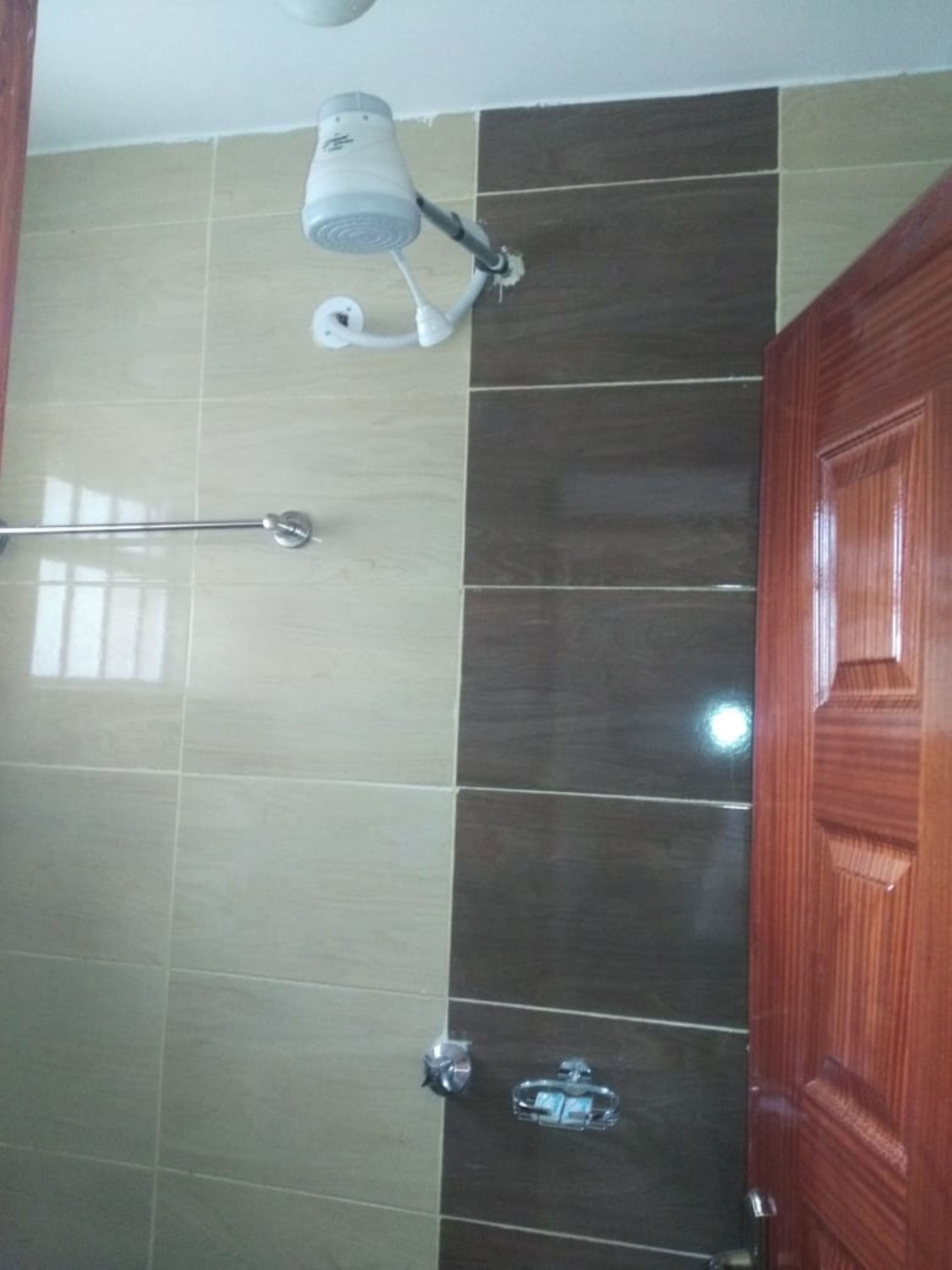 Regadera en el baño