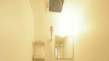 Hair dryer, towels