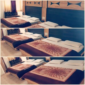 Premium bedding, down duvets, memory-foam beds, individually furnished - Hotel Aashirwad (Reasi)