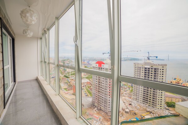 Apartment, 1 Schlafzimmer | Blick vom Balkon