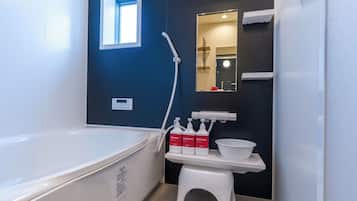 Hair dryer, towels