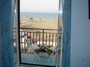 Apartment, 1 Bedroom, Ground Floor | Balcony view - Le Nereidi B&B (Margherita di Savoia)