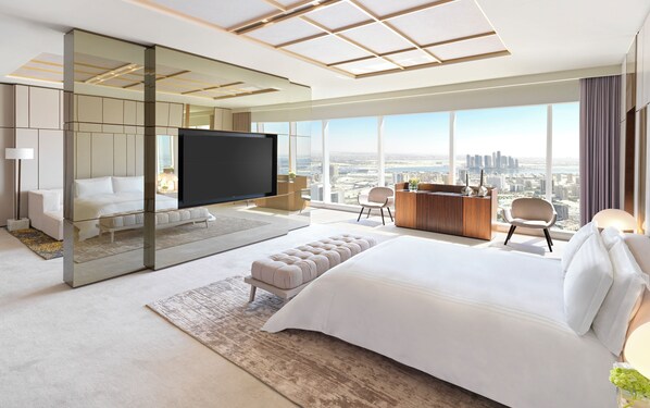 Suite Klub, 2 Tempat Tidur Twin, Akses Club Lounge (Imperial) | Seprai premium, minibar, brankas, dan meja kerja