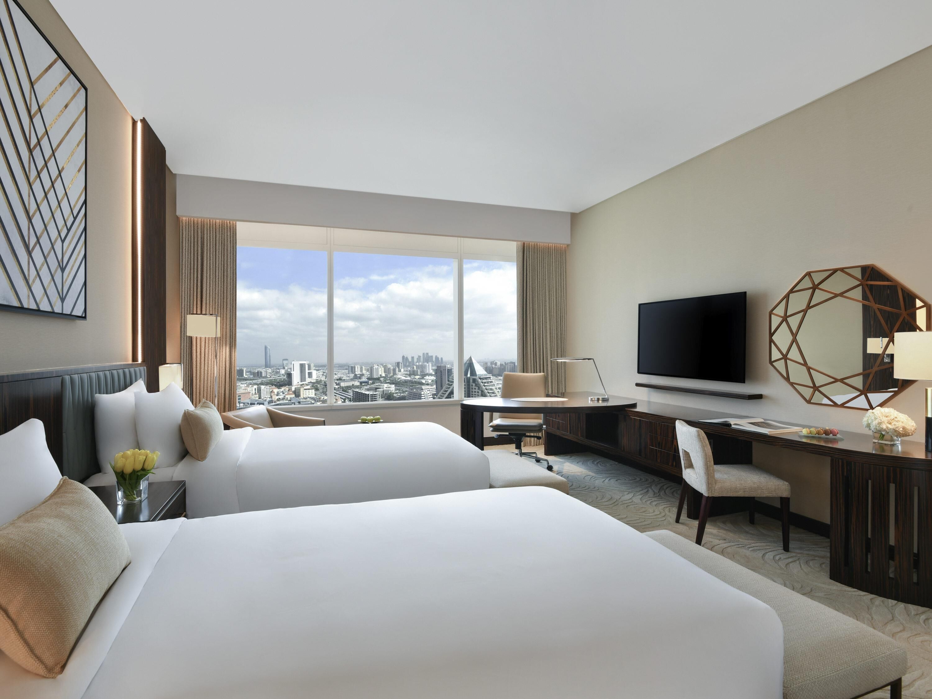 Habitación Deluxe, 2 camas individuales | Ropa de cama de alta calidad y minibar 