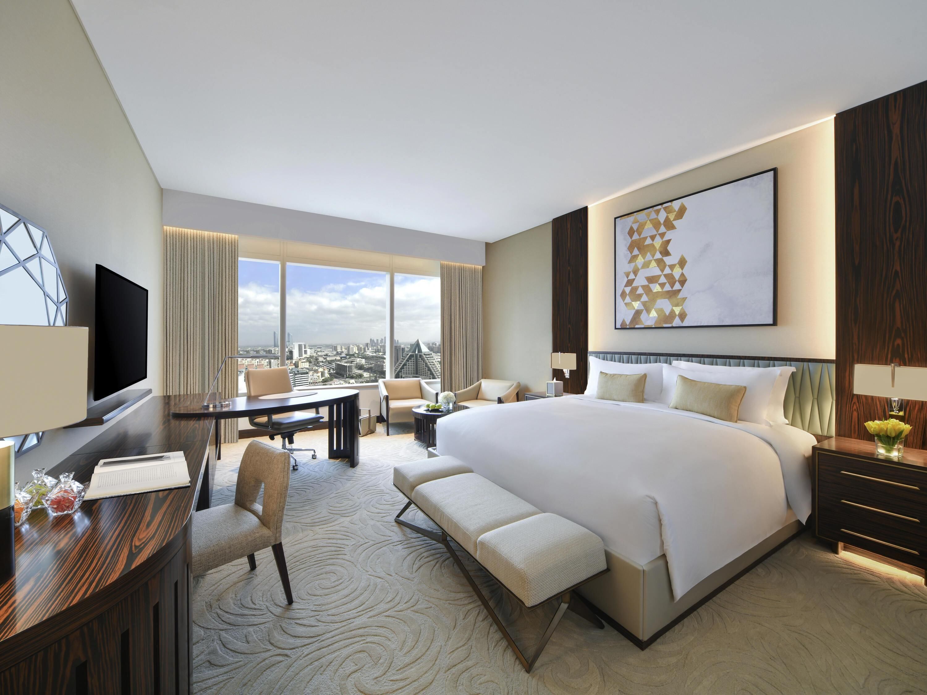 Premium bedding, minibar, in-room safe, desk