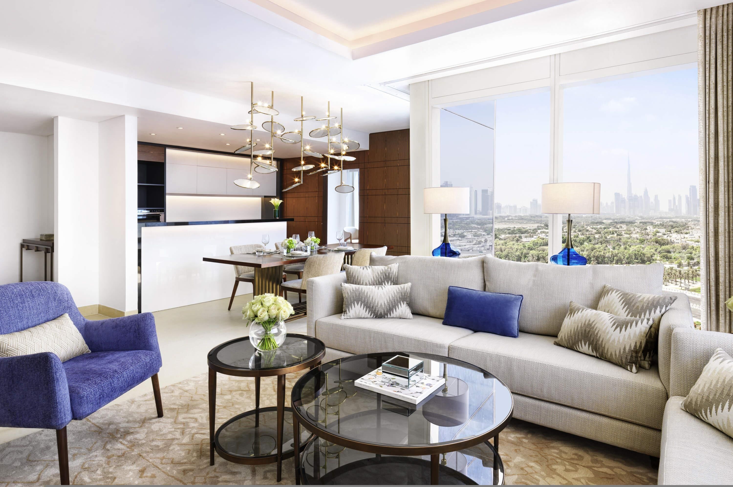 Apartment, 2 Bedrooms, King and Twin Bedrooms, Living Room | Premium bedding, minibar, in-room safe, desk