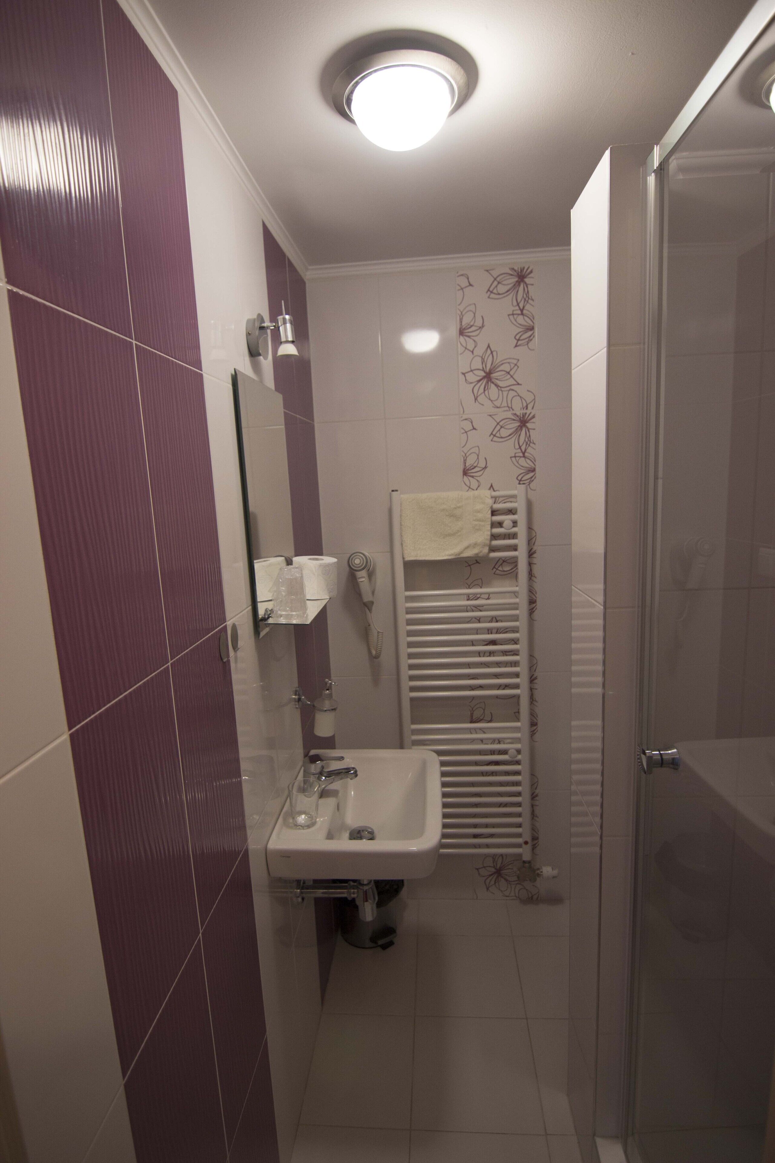 Classic Room (2+1) | Bathroom | Shower, eco-friendly toiletries, hair dryer, towels