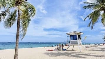 Sun loungers, beach towels