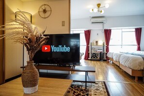 1 間睡房、書桌、熨斗/熨衫板、免費 Wi-Fi