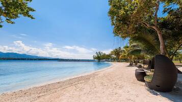 Private beach, scuba diving