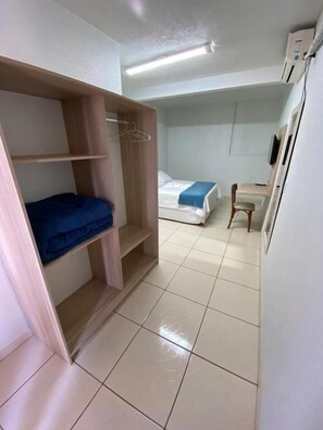 Minibar, desk, blackout drapes, iron/ironing board
