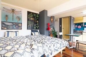 1 chambre, bureau, fer et planche à repasser, accès au Wi-Fi (inclus)