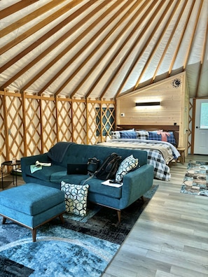 Bungalow, eigenes Bad, Bergblick (The Hideaway) | 1 Schlafzimmer, hochwertige Bettwaren, Betten mit Memory-Foam-Matratzen