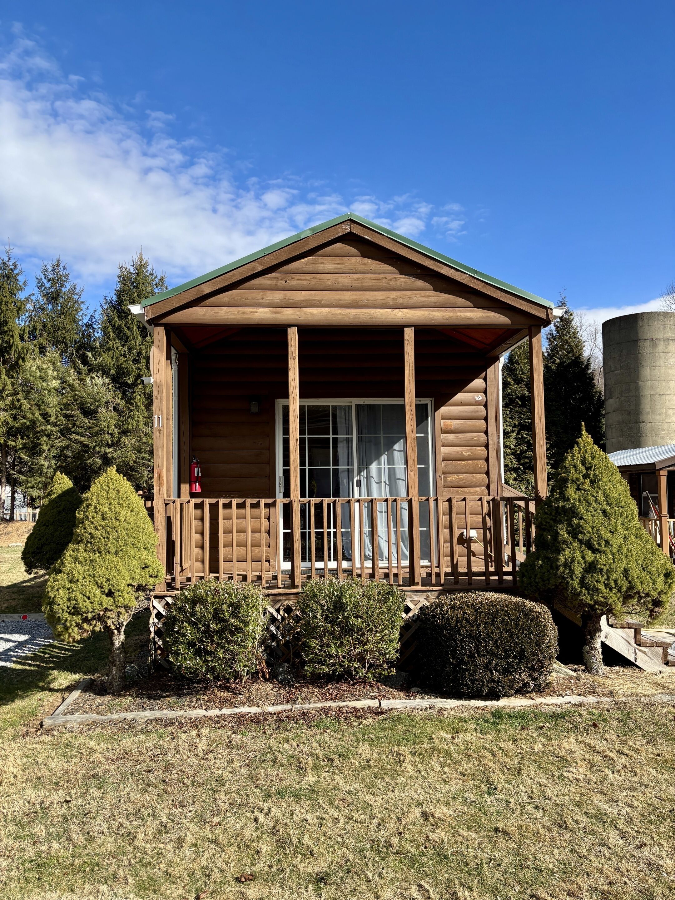 Cabin, Private Bathroom, Mountain View (Bat Cave) | Terrace/patio