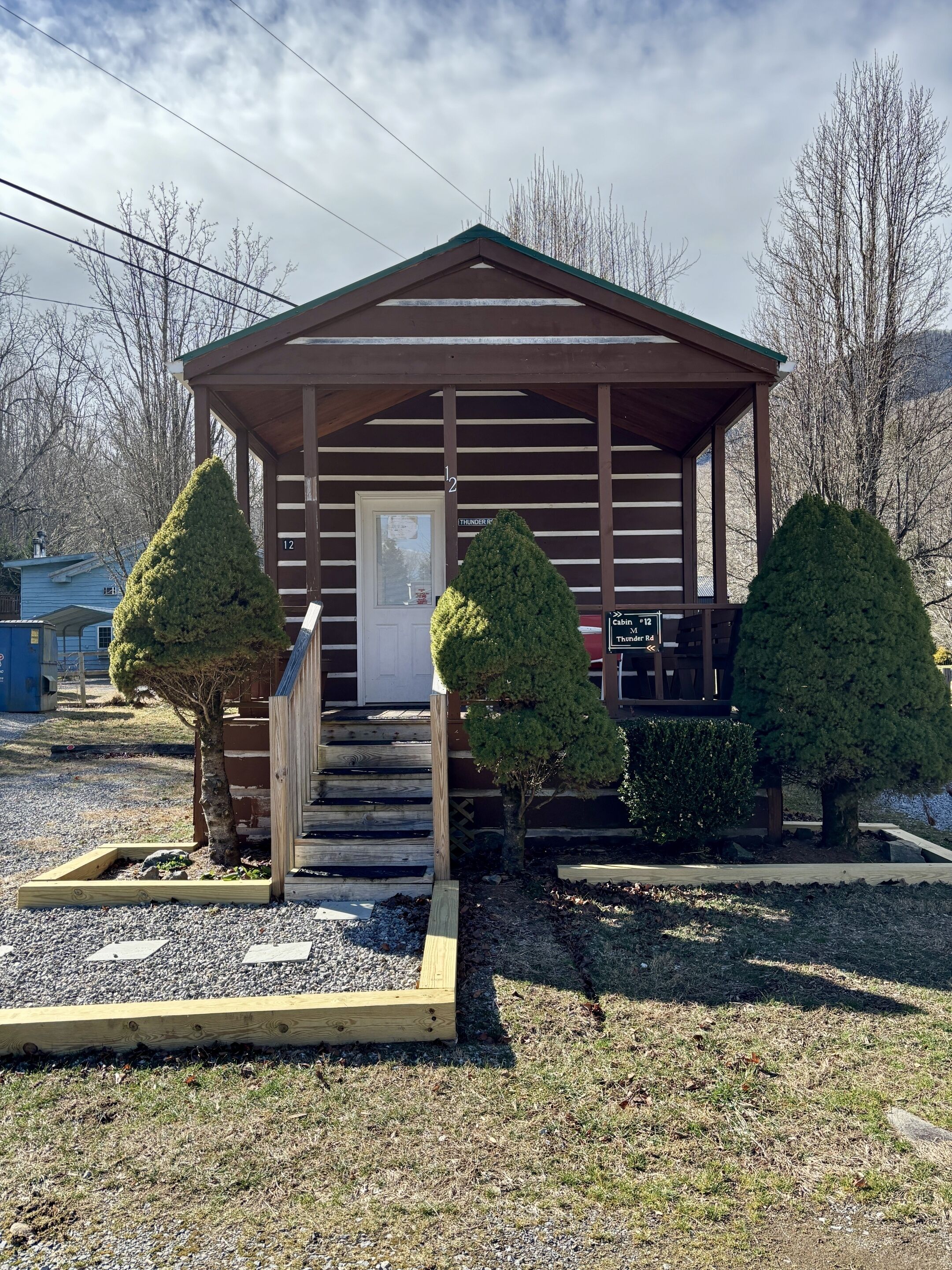 Hytte – panorama, privat bad, fjellutsikt (Thunder Road) | Eksteriør