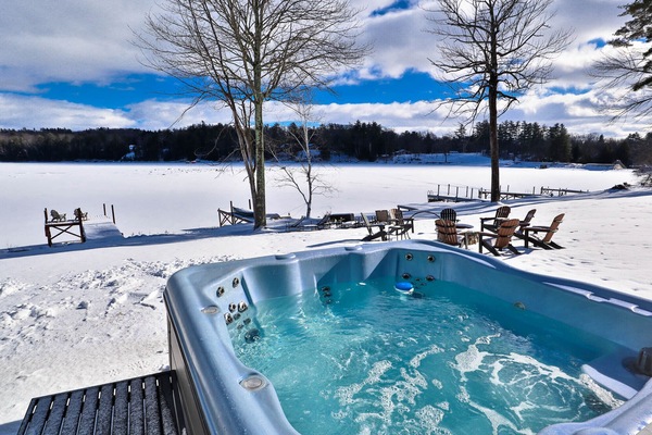 Bain à remous extérieur