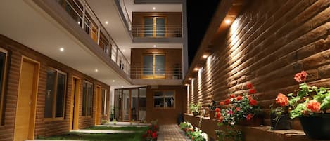 Front of property - evening/night