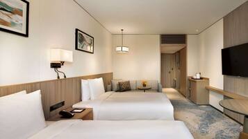 Room (2 Twin Beds with Sofa bed) | Premium bedding, down comforters, Select Comfort beds, minibar