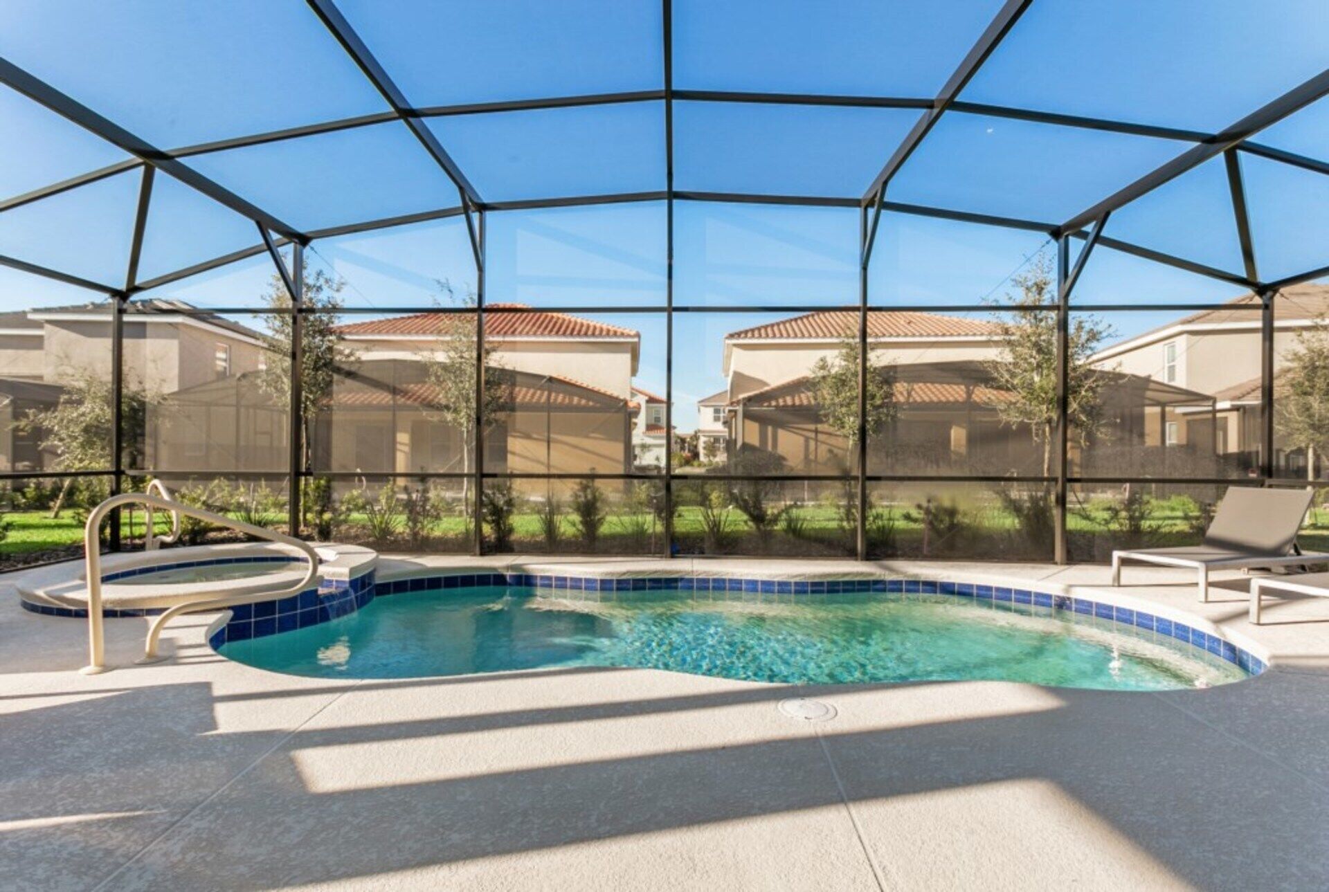 Et oppvarmet basseng