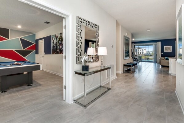 9 bedrooms, iron/ironing board, internet, bed sheets - Rent a Luxury Mansion on Storey Lake Resort, Minutes from Disney, Orlando Mansion  3232 (Orlando)