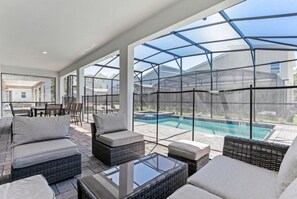 Indoor pool, a heated pool