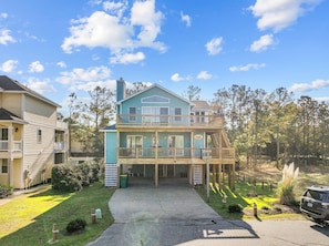 Exterior - 1764 - Sunny Side Up - Oceanside Corolla Retreat | Pool & Hot Tub (Corolla)
