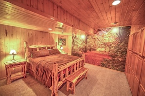 3 bedrooms, desk, free WiFi, bed sheets - Storybook Mt Lemmon Log Cabin (Mt Lemmon)