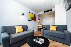 Apartment, 1 Bedroom | Premium bedding, in-room safe, laptop workspace, iron/ironing board - Staycity Aparthotels, Manchester, Northern Quarter (Manchester)