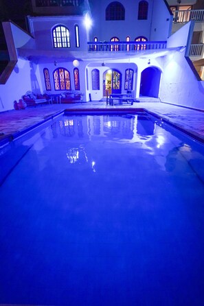 Front of property – evening/night
