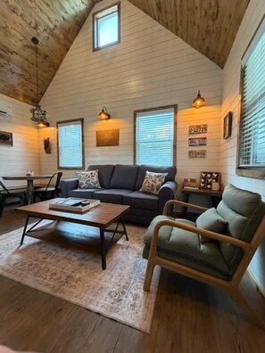 Fireplace - Black Hills Farmhouse, Guest House #1 (Custer)