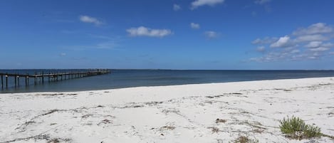 On the beach