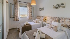 3 bedrooms, iron/ironing board, travel cot, WiFi