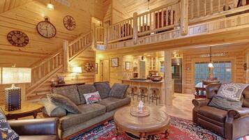 TV, fireplace, DVD player