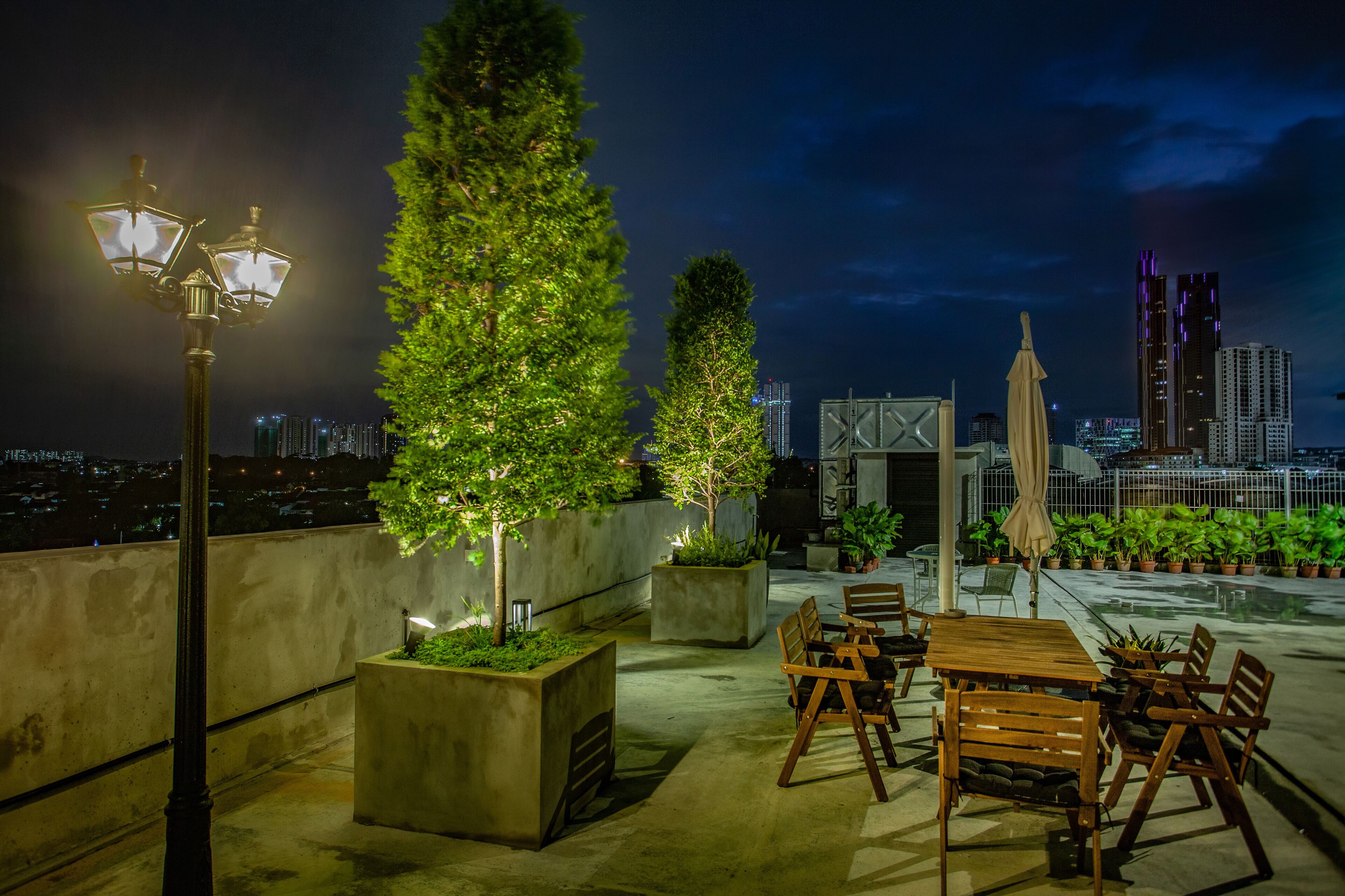 rooftop terrace