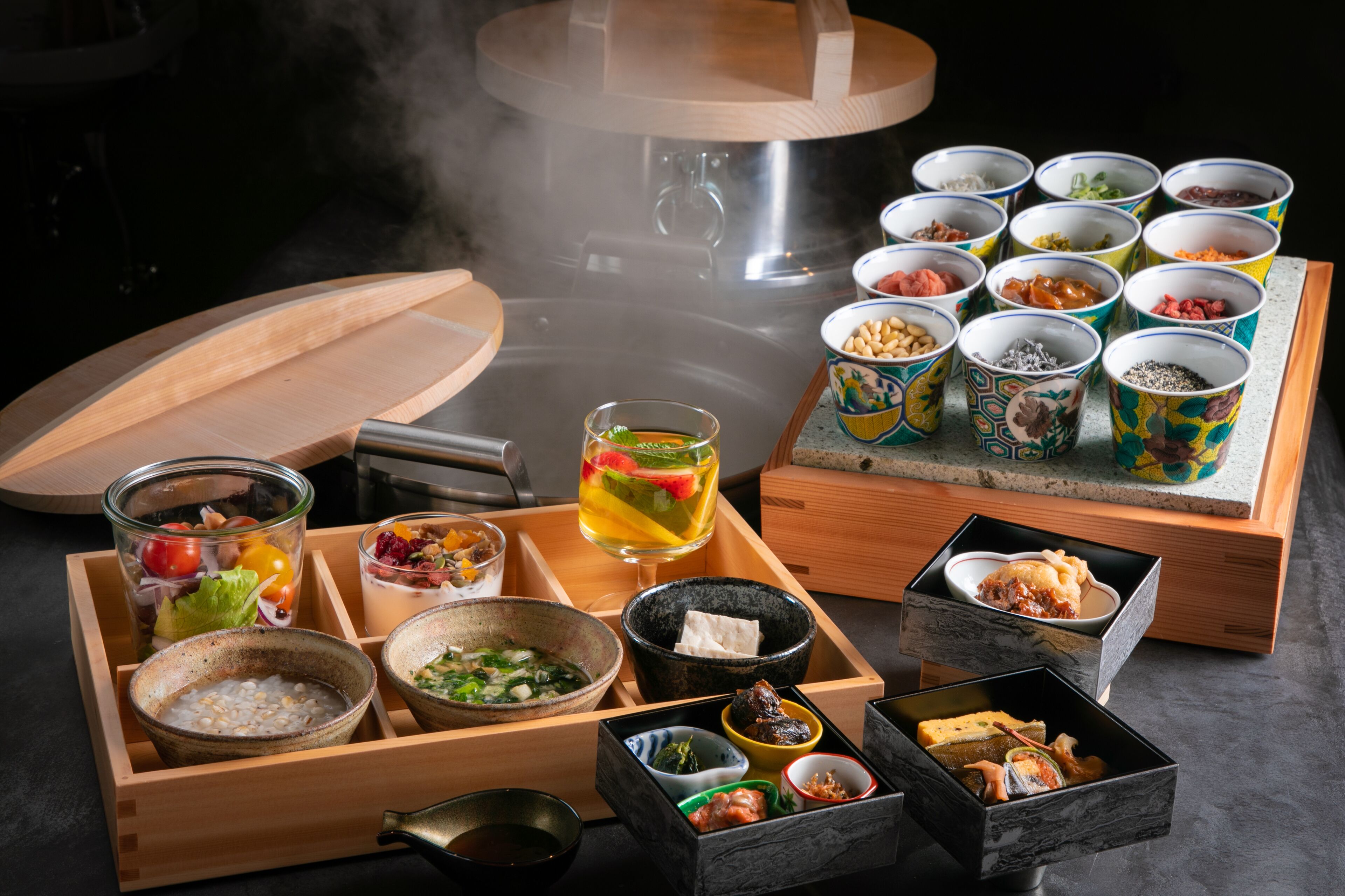 朝食ビュッフェ