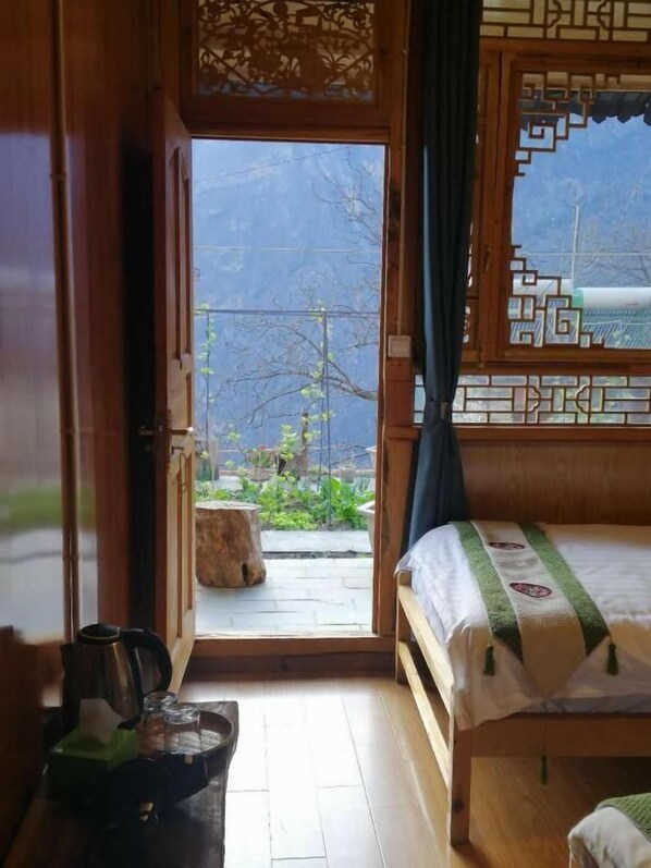 ห้องสแตนดาร์ดทวิน, ห้องน้ำส่วนตัว | Wi-Fi ฟรี, ผ้าปูที่นอน