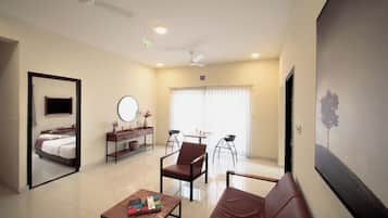 Desk, free WiFi, bed sheets, wheelchair access