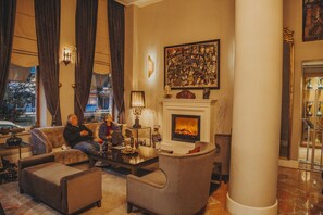 Sitteområde i lobbyen