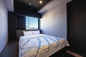 Szoba két külön ággyal (Skytree View Twin) | Vasaló/vasalódeszka, ingyenes wifi és ágynemű